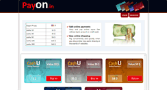 Desktop Screenshot of payon.in